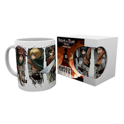 ATTACK ON TITAN Mug 320ml Characters Montage