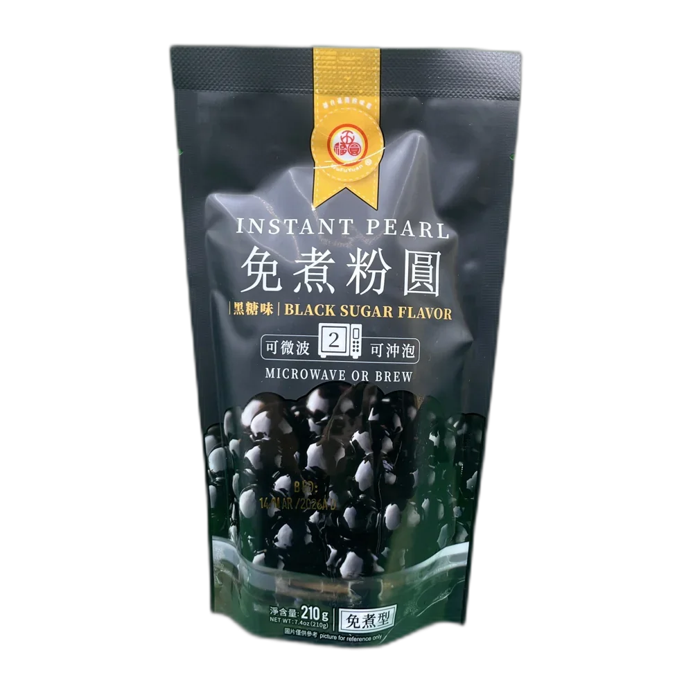 CN WFY Tapioca Pearl Topping Black Sugar 210G
