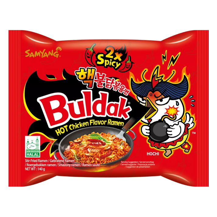 SAMYANG Buldak 2xSpicy Hot Chicken Ramen 140G