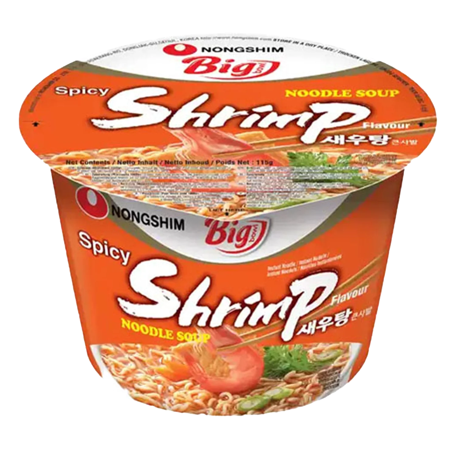 NONGSHIM Instant Nudeln Shrimp Bowl 115G