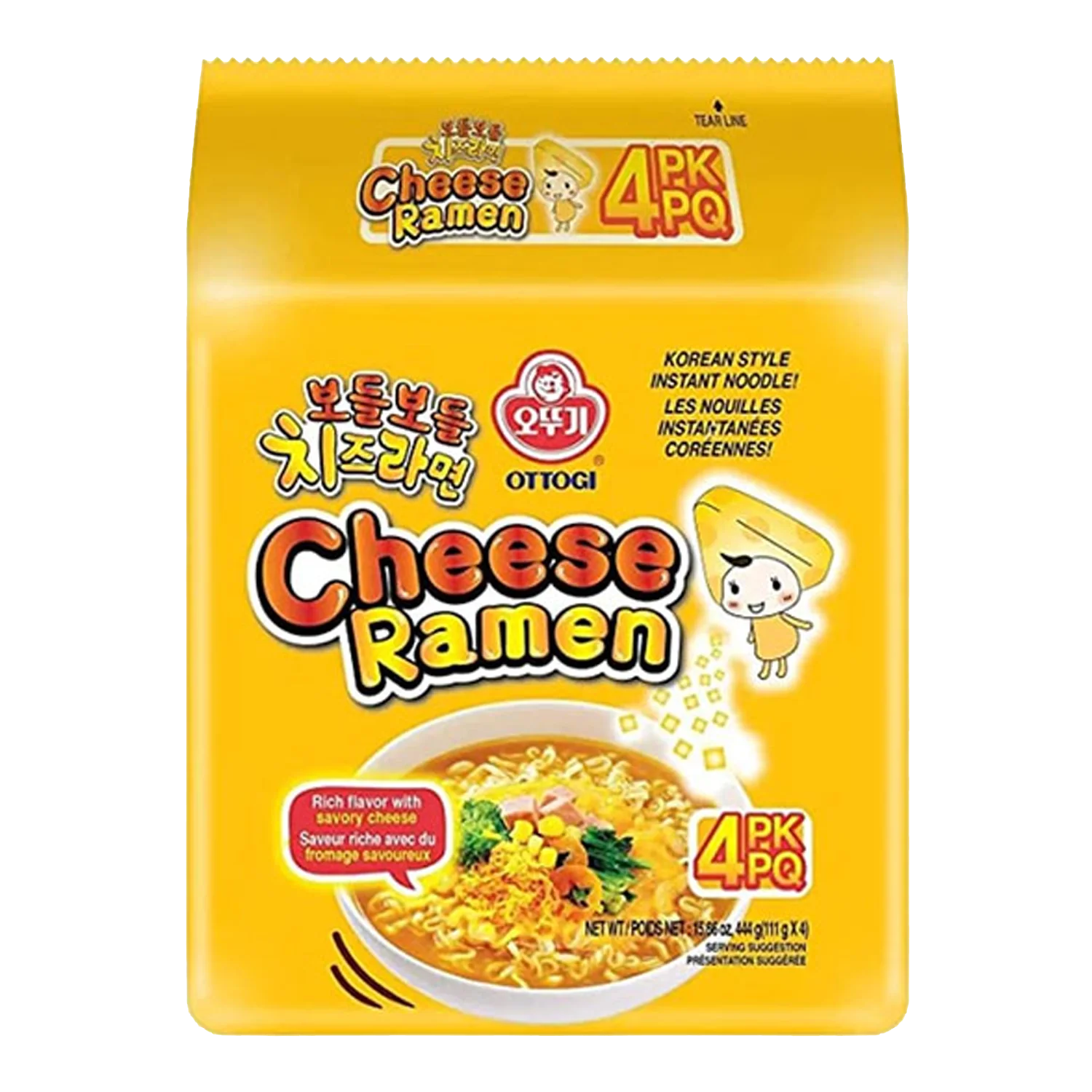 OTTOGI Cheese Ramen Multipack 4x111G