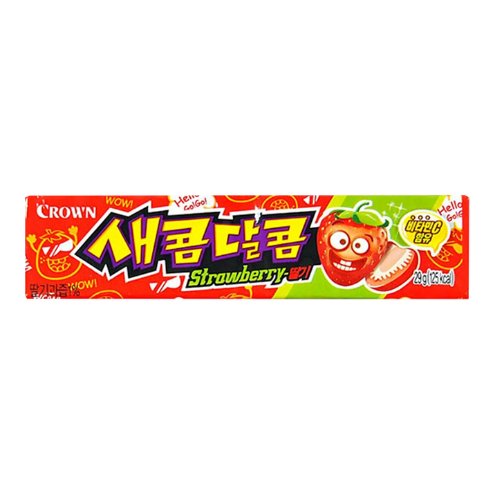 CROWN Kaubonbon Erdbeere 29G