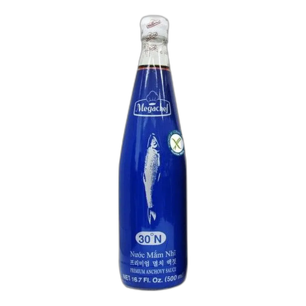 MEGACHEF Anchovy Sauce – Glutenfreie Premium Fischsauce 500ML