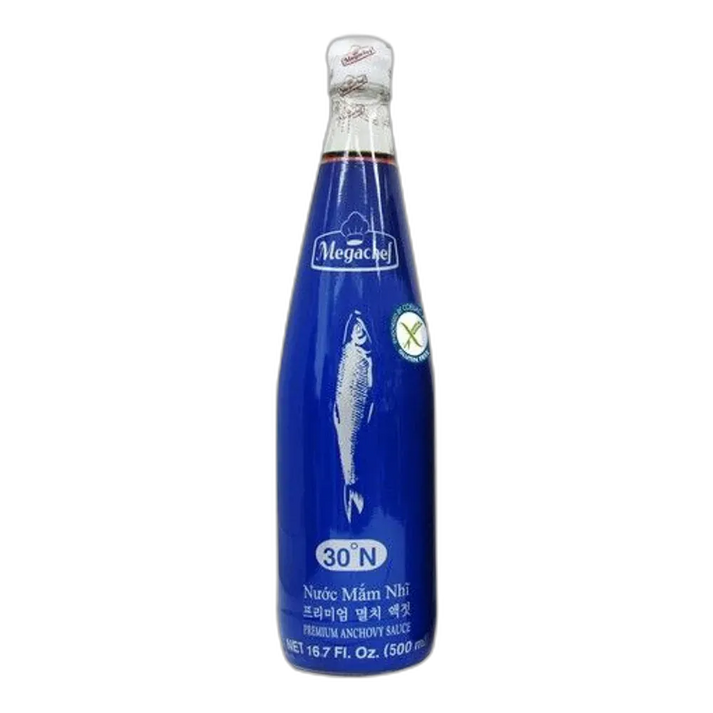 MEGACHEF Anchovy Sauce – Glutenfreie Premium Fischsauce 500ML