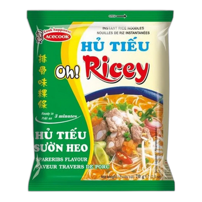ACECOOK OH! Ricey Pho Noodles Spareribs 70G