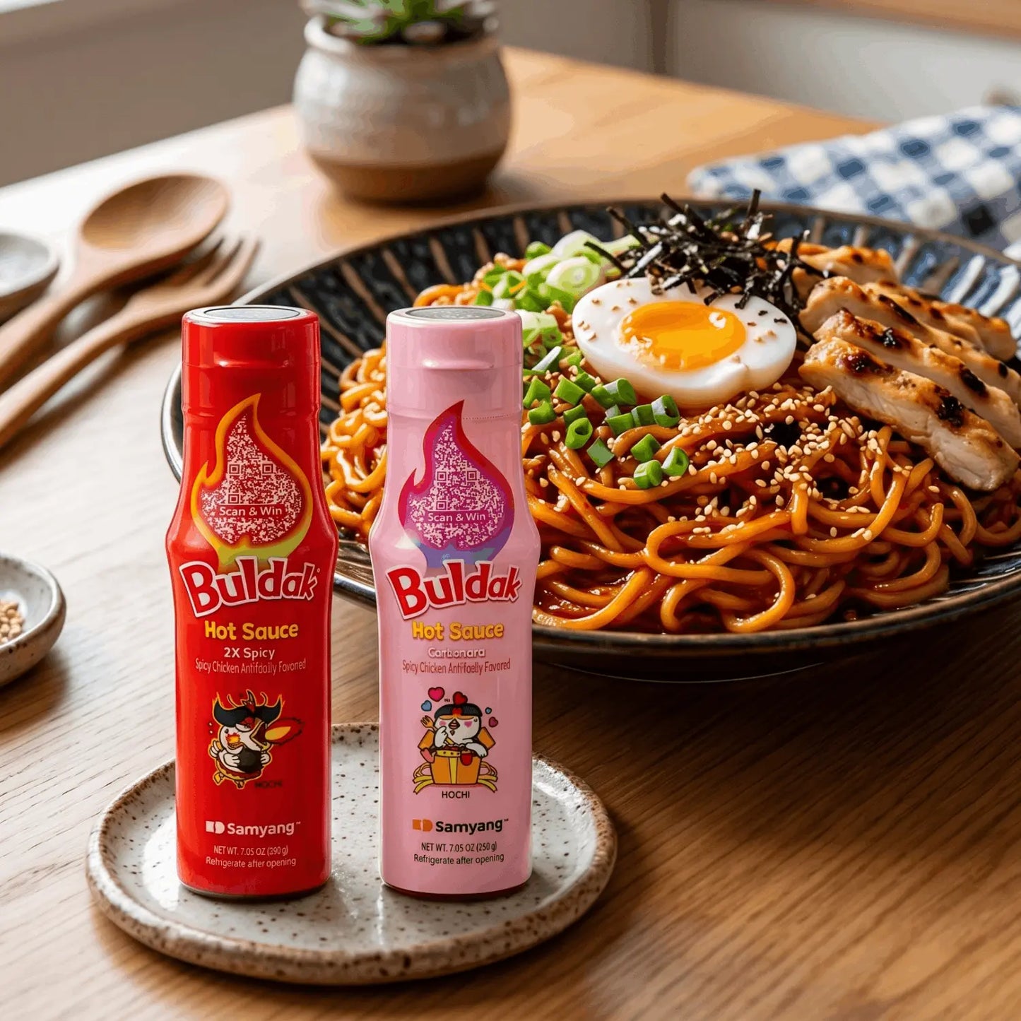 SAMYANG Buldak Sauce Set - Carbonara & 2x Spicy