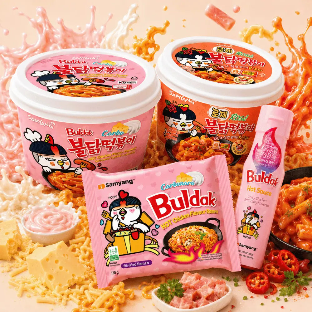 SAMYANG Buldak Seoul Street Food Box – Tteokbokki, Ramen & Sauce