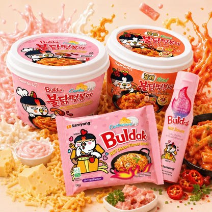 SAMYANG Buldak Seoul Street Food Box – Tteokbokki, Ramen & Sauce
